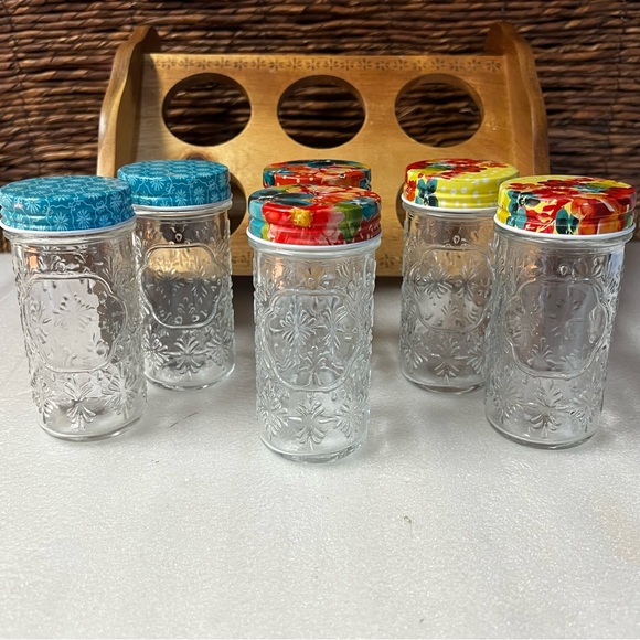 The Pioneer Woman Wildflower Whimsy Six Jar Spice Rack - Picture 6 of 11